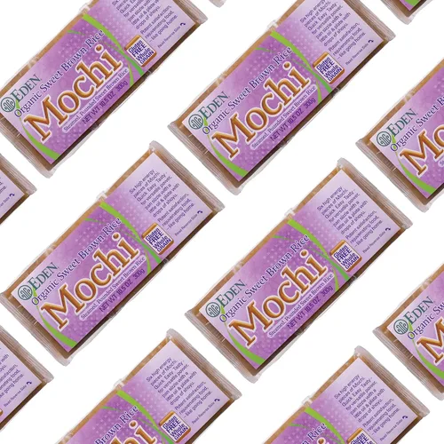 Miniatura 6 de Eden Mochi de arroz integral dulce orgánico, grano entero, fabricado tradicionalmente en Japón, 10.5 onzas