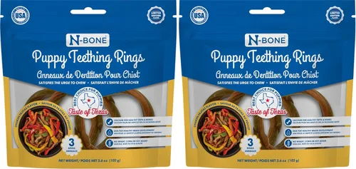 Miniatura 22 de N-Bone Anillos de dentición para cachorros, sabor a pollo sin granos, 6