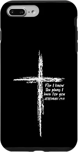 Miniatura 12 de Cross I Know The Plans Verse Bible Jesus God - Funda de regalo cristiana para iPhone 17