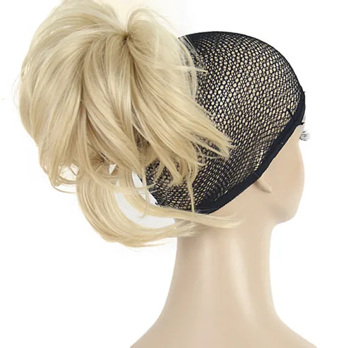Miniatura 8 de Lydell Extensión de cabello sintético ajustable con pinza de mandíbula (marrón oscuro)