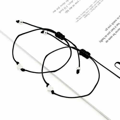 Miniatura 5 de FUNGOS First Day of School Bracelets Back to School Gift Mother and Daughter Bracelets Set Mommy and Me Back to School Bracelet Heart Bracelets