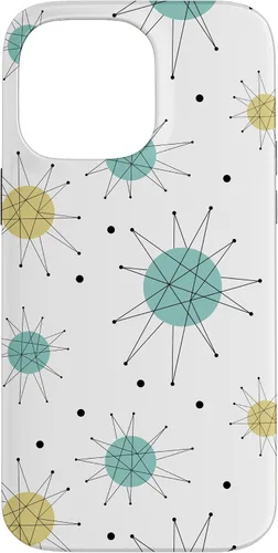 Miniatura 21 de Franciscan Starburst Mid Century Modern Atomic Era Pattern Case for iPhone 17