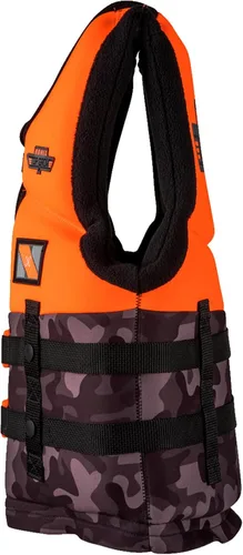 Miniatura 4 de RONIX Boy's Top Grom CGA Life Vest Durable Soft Comfortable Floaty Swimming Life Jacket for Kids with Plush Inner & Back Supportive Foam