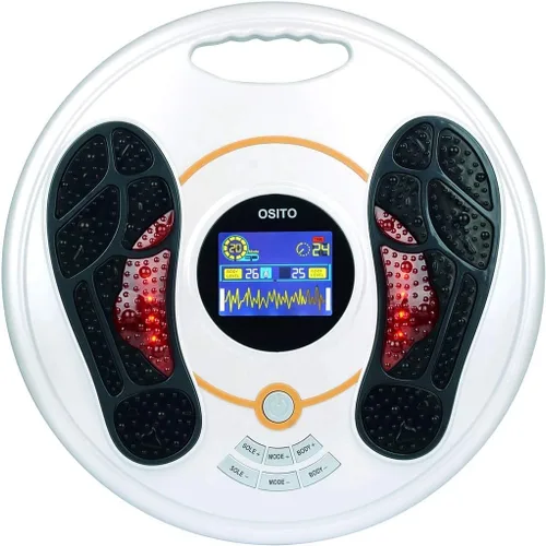 Foot Circulation Plus (elegible para FSA o HSA) - Máquina de masaje de pies con unidad TENS, EMS (estimulador muscular eléctrico) Pies Salud para