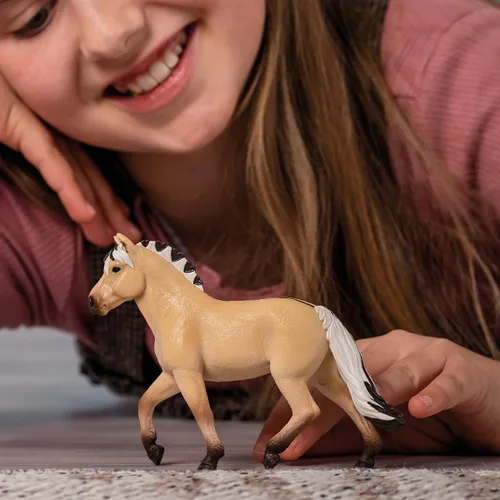 Miniatura 2 de Schleich Horse Club - Figura de yegua de caballo de fiordo noruego - Figuras de poni para niñas y niños - Juguetes para niños a partir de 5 años