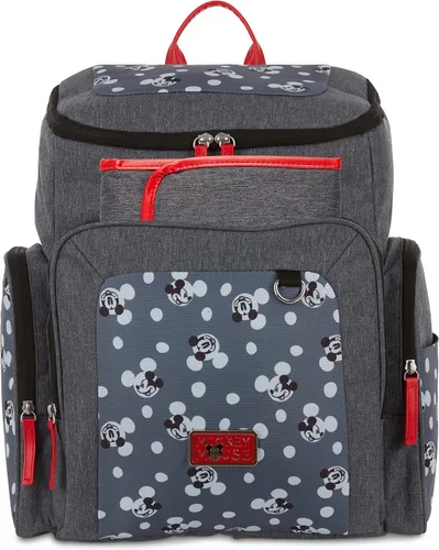 ¡Cudlie! Mochila de pañales Disney para mamás, bolsa de pañales grande y espaciosa para bebés niños y niñas, mochila multifunción de 16 pulgadas de