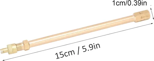 Miniatura 5 de Reemplazo de válvula de neumático sin cámara, vástagos de válvula de neumático sin cámara con adaptador de extensión de válvula de neumático, rueda