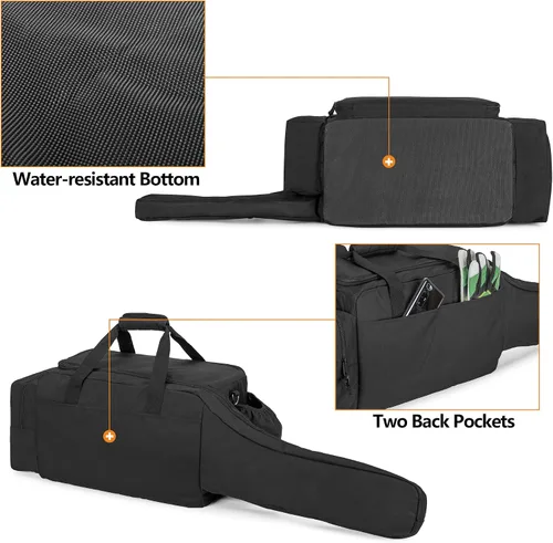 Miniatura 4 de samdew Funda de transporte para motosierra, bolsa de almacenamiento acolchada para motosierra compatible con motosierra eléctrica EGO de 14, 16 y 18