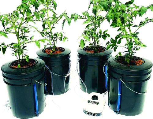 Miniatura 4 de The Atwater HydroPod - Sistema de jardín hidropónico de goteo de doble DWC para cultivo de agua profunda/recirculación - Cubo de burbujas - Sistema