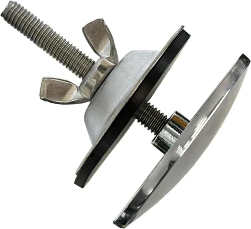 Miniatura 7 de Cubierta de orificio para fregadero de cocina de 2 pulgadas, cubierta de orificio de grifo de acero inoxidable cromado brillante, cubierta de tapón