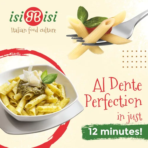 Miniatura 5 de isiBisi Pasta Penne Rigate sin gluten, 2 libras, fideos artesanales de maíz y arroz - Vegana, sin OMG, fabricada en Italia