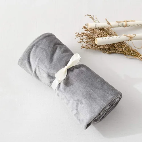 Miniatura 7 de Juego de 2 fundas de almohada de terciopelo King con cremallera oculta, suaves y acogedoras, fundas de almohada de franela con cremallera