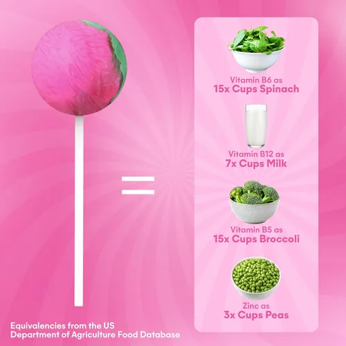 Miniatura 3 de Paletas orgánicas Supergreens para niños y adultos Paletas de caramelo saludables de superalimentos Ventosas multivitamínicas de verduras