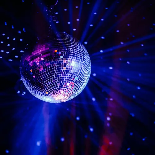 Miniatura 5 de MECCANIXITY Bola de espejo, 4, 6, 8 pulgadas, bolas de cristal para decoración de discoteca reflectantes con anillo para colgar, tono plateado