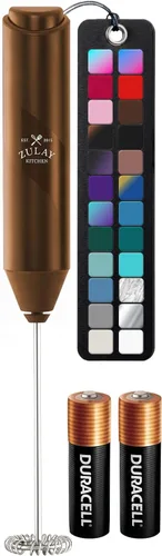 Miniatura 94 de Zulay Kitchen - Batidor eléctrico de mano para café, lattes, capuchinos, matcha y chocolate caliente, mezclador portátil para bebidas, accesorio