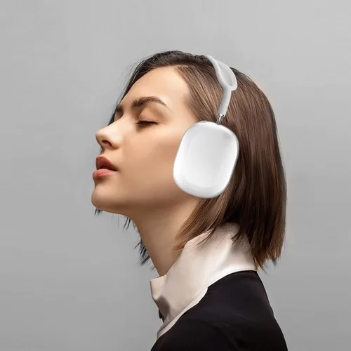 Miniatura 7 de VICHYIE Funda para AirPods Max, funda transparente de TPU suave antiarañazos, accesorios transparentes para auriculares Airpods Max (transparente)