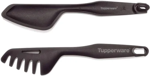 Miniatura 3 de Tupperware Pinzas de cocina Utensilios de chef para servir a presión Negro