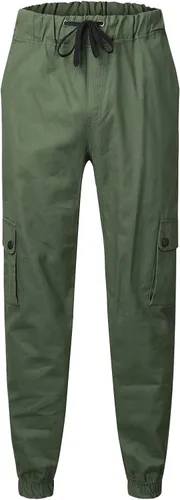 Miniatura 4 de SUTIL Pantalones deportivos chinos para hombre, pantalones cargo para senderismo, recreación al aire libre, pantalones de sarga para fitness