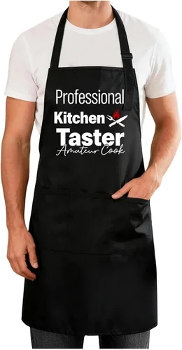 Miniatura 23 de Delantales divertidos para hombres y mujeres, perfectos para cocina, barbacoa, hornear, esposa, marido, regalo de cumpleaños para papá