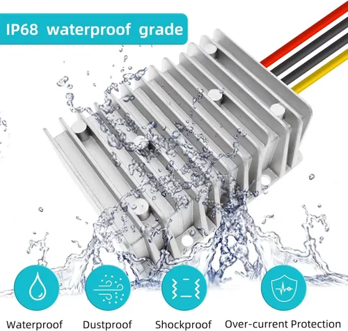 DC 36V/48V Reductor de Voltaje a 12V 30A 360W Convertidor Regulador Módulo de Fuente de Alimentación Buck Transformer, Reductor de Voltaje