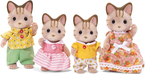 Miniatura 9 de Calico Critters - Familia de gatos persas - Set de 4 figuras de muñecos coleccionables para niños de 3+ años