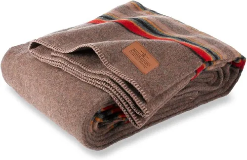Miniatura 11 de Pendleton Yakima Manta de Campamento Full Queen 90" x 90" - Lana Algodón, Grande, Limpieza en Seco, Manta Suave y Duradera para Hogar y Viajes