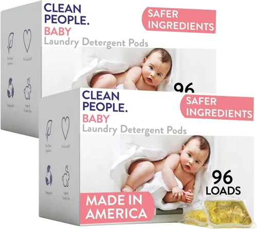 Miniatura 15 de The Clean People Cápsulas de detergente para ropa - Envase reciclable, hipoalergénico, lucha contra las manchas - Jabón de ropa ultraconcentrado