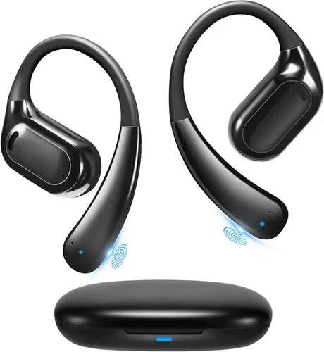 Miniatura 8 de Auriculares de oído abierto VG332, auriculares de conducción de aire Bluetooth 5.3, 16 horas de tiempo de reproducción, controladores dinámicos