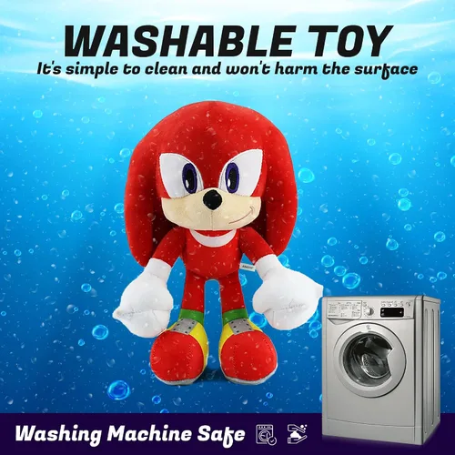 Miniatura 2 de Juguete de Peluche Rojo Súper Suave Animal de Peluche - Regalo de Cumpleaños Peluches El Peluche para Niños y Niñas que Aman - 12'' (Rojo)