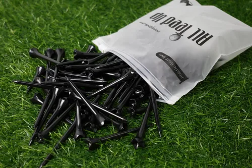 Miniatura 5 de All Teed Up Tees de Golf de Plástico Premium - Negro - Paquete Combinado de Plástico de 2.75 y 1.5 Pulgadas