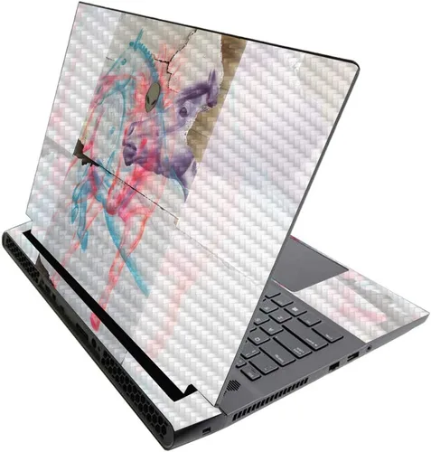 Miniatura 511 de MightySkins - Skin brillante con purpurina para Alienware M17 R3 (2020) y M17 R4 (2021) - Diversión de los años 90 Acabado duradero con purpurina