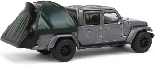 Miniatura 3 de Greenlight 38030-E The Great Outdoors Series 2 - 2021 Gladiator High Altitude con moderna tienda de campaña para camioneta escala 1/64