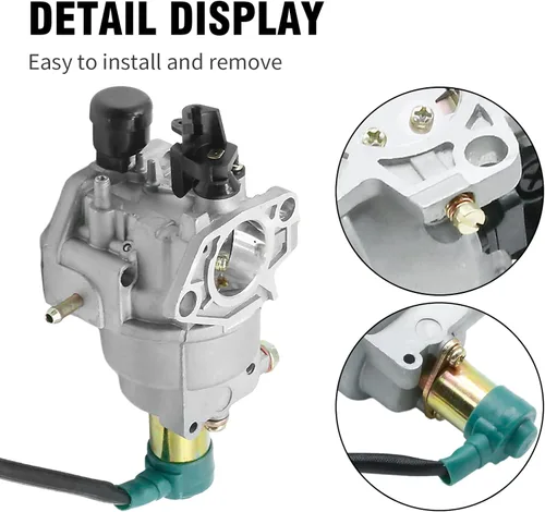 Miniatura 3 de Carburador 16100-ZE2-734, repuesto para Honda EB5000X EW171, repuesto para DEK 6500, repuesto para Powerlift GG5500 GG7000, repuesto para Powertrain