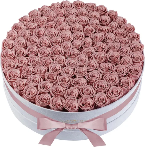 Miniatura 12 de Perfectione Roses 27 Rosas en una Caja, Rosa del Día de la Madre, Flores Preservadas para Ella, Flores para Entrega, Regalos de Cumpleaños