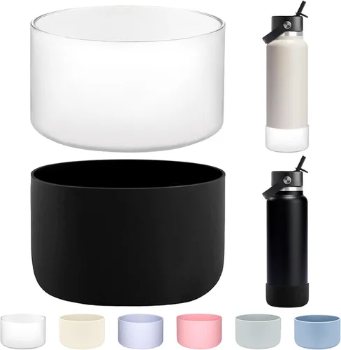 Miniatura 32 de HEYSKAY Funda Protectora de Silicona para Botella de Agua de Boca Ancha Hydro Flask de 32oz 40oz Protector de Base Inferior y Otras Botellas de Agua