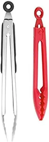 Miniatura 7 de Farberware Juego de 2 pinzas clásicas con punta de nailon, color negro