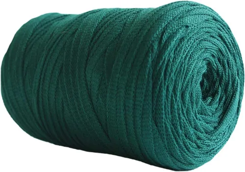 Miniatura 22 de 1 Uds. 8.82 oz 8.1 oz Soild Color Fancy Hilos DIY Bolsa Bolso Alfombra Cojín Algodón Tela Camiseta Hilo Tejer Hilo de Crochet Cesta de Cueva