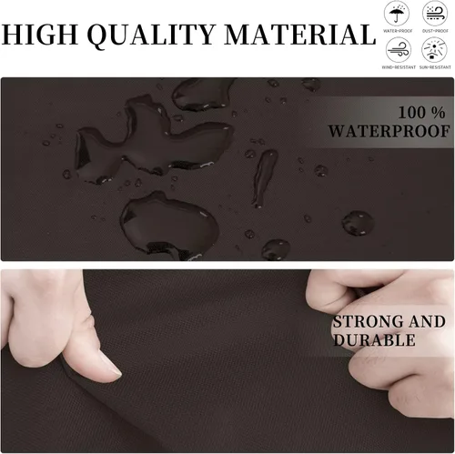 Miniatura 5 de Easy-Going Funda para Sofá Seccional en Forma de V para Patio, Funda Seccional Impermeable para Exteriores, Funda Resistente para Muebles de Jardín