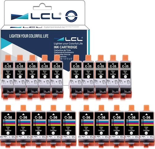 PGI-35 CLI-36 Cartucho de tinta de repuesto para Canon PGI-35 PGI35 CLI-36 CLI36 1509B002 1511B002 Funciona con PIXMA IP100B PIXMA IP100 PIXMA IP110