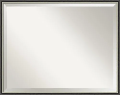Miniatura 9 de Amanti Art Theo - Espejo de pared negro de 21 x 17 pulgadas, espejo rectangular estrecho de baño para decoración de pared de sala de estar, marco