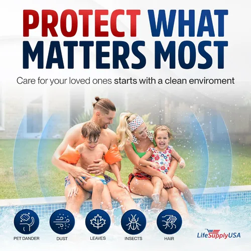 Miniatura 3 de LifeSupplyUSA Filtro de repuesto para piscina Pleatco Pentair CCP320, PCC80-PAK4, Unicel C-7470, R173573, Filbur FC-1976, 178580, 817-0081