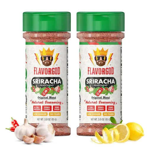 Miniatura 7 de Mezcla de Condimentos con Sabor a Queso de FlavorGod - Mezcla de Especias Premium Totalmente Natural y Saludable para Pollo, Verduras, Ensalada