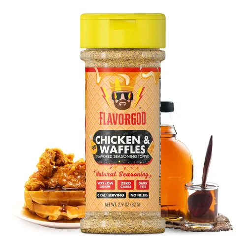 Miniatura 37 de Mezcla de Condimentos con Sabor a Queso de FlavorGod - Mezcla de Especias Premium Totalmente Natural y Saludable para Pollo, Verduras, Ensalada