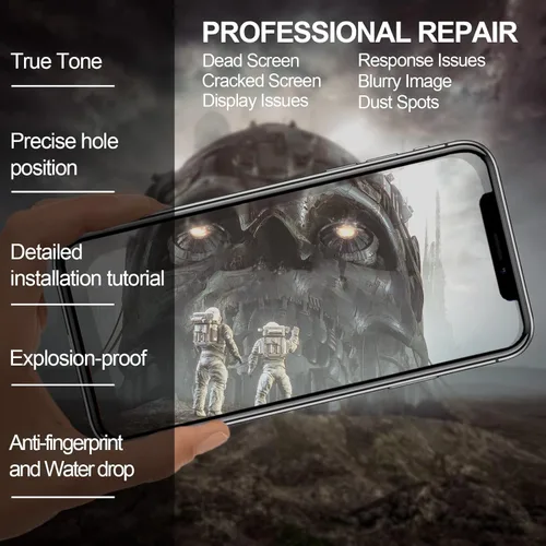 Miniatura 8 de Kit de reemplazo de pantalla para iPhone 13, pantalla LCD de 6.1 pulgadas con adhesivo de marco y herramientas de reparación