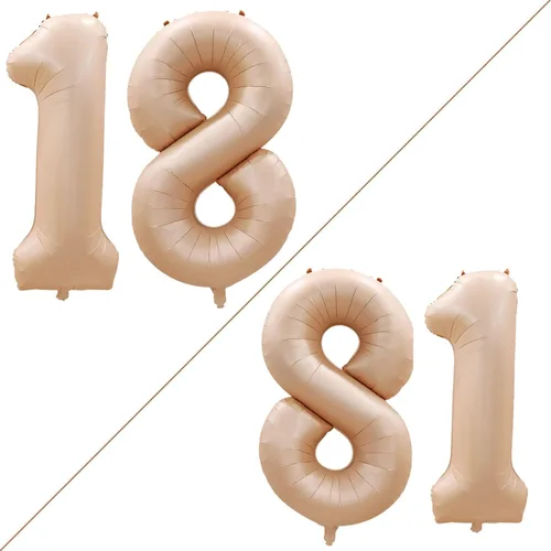 Miniatura 341 de Goer, conjunto de globos de papel aluminio para decoraciones de cumpleaños, globos de las letras de feliz cumpleaños y de números Oro