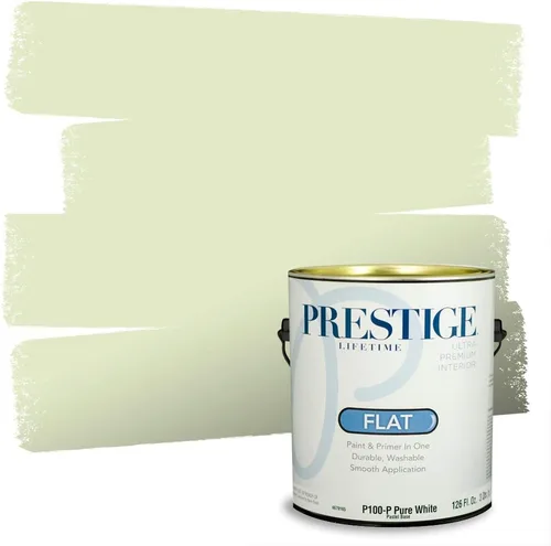 Miniatura 78 de PRESTIGE Pinturas Pintura interior e imprimación en uno, 1 galón, cáscara de huevo, aventura