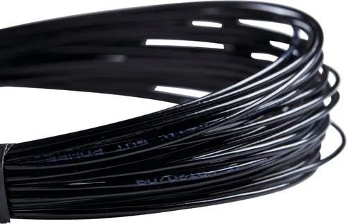Miniatura 2 de WILSON Synthetic Gut Power - Cordaje para raqueta de tenis, juego y carrete de 200 m, calibre 16 y 17 Negro