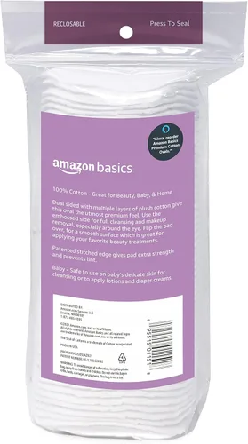 Miniatura 3 de Amazon Basics Almohadillas ovaladas premium, 300 unidades (6 paquetes de 50) (anteriormente Solimo)