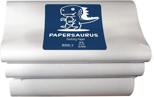Papel de embalaje de papel de periódico - Hojas de papel de embalaje para mudanza y envío - 640 hojas de papel de periódico - 20 libras, 17 x 27
