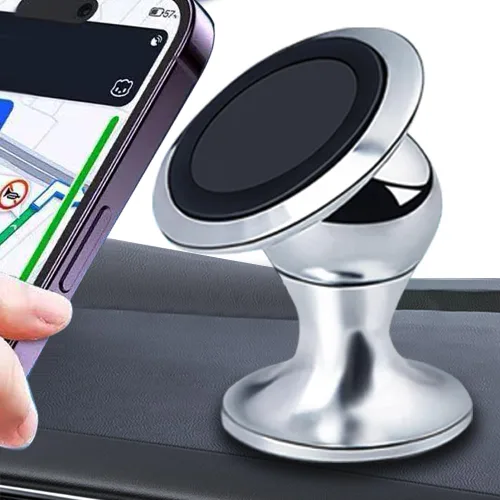 Miniatura 10 de Soporte magnético para teléfono de coche, imán fuerte para teléfono, soporte de accesorios [360°] hembra-macho - teléfono inteligente y navegación